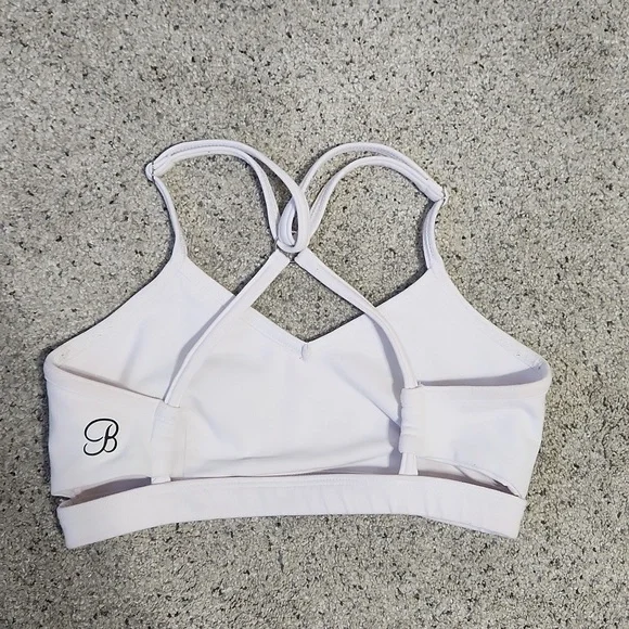 Bombshell Sportswear White Sports Bra - Picture 5 of 8